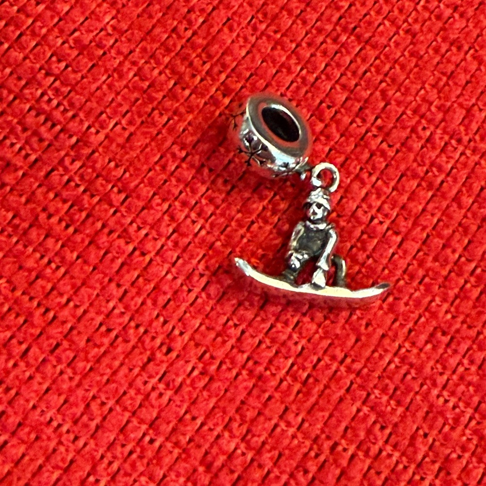 Pandora Snowboarder Charm